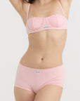 Organic Basics - Core Icon Shorty - Marshmallow Pink -