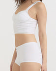 Organic Basics - Core Icon Shorty - White -