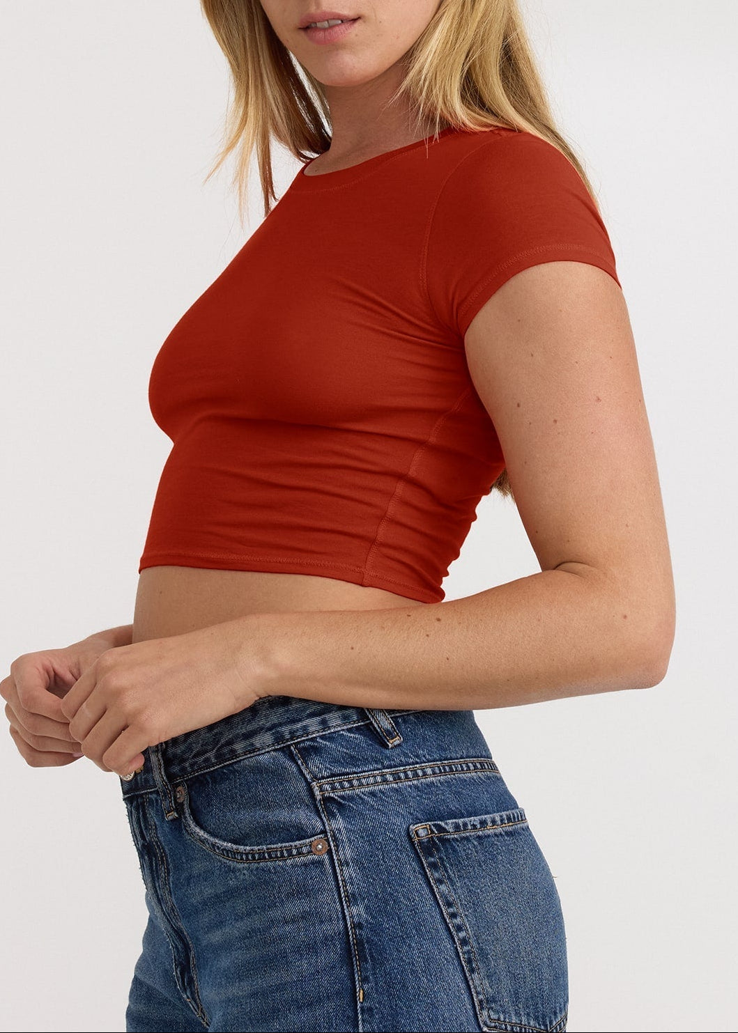 Organic Basics - Core Baby Tee - Rust -