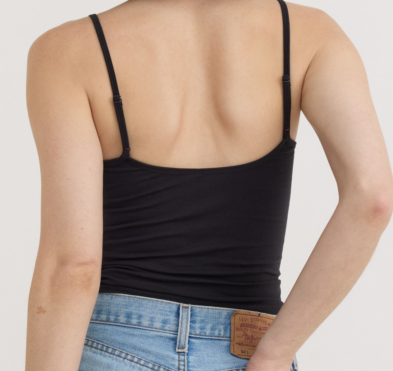 Organic Basics - Core Butterfly Singlet - Black -