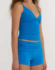 Organic Basics - Core Cami - Azure Blue -