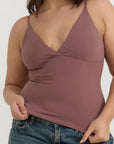 Organic Basics - Core Cami - Rose Wood -