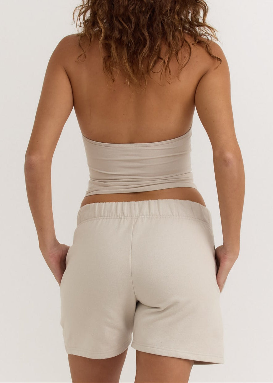 Organic Basics - Core Halter Top - Sandstone -
