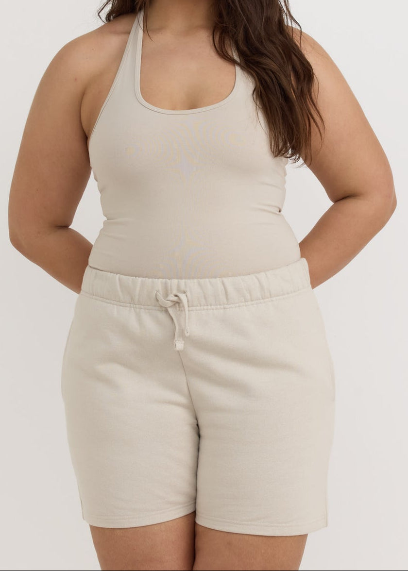 Organic Basics - Core Halter Top - Sandstone -