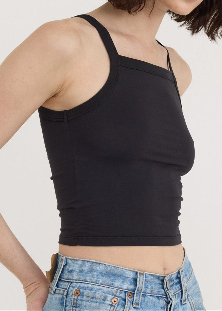 Organic Basics - Core Play High-Neck Top - Black -