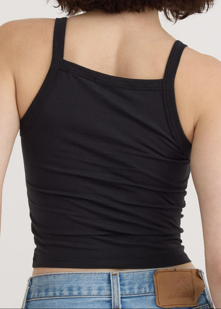Organic Basics - Core Play High-Neck Top - Black -