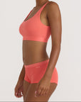 Organic Basics - Core Rib Shorty - Sunset -
