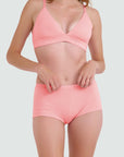 Organic Basics - Core Triangle Bralette - Marshmallow Pink -