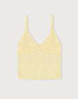 Organic Basics - Mesh Cami - Light Lemon -