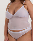 Organic Basics - Mesh Cami - Soft Lilac -