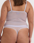 Organic Basics - Mesh Cami - Soft Lilac -