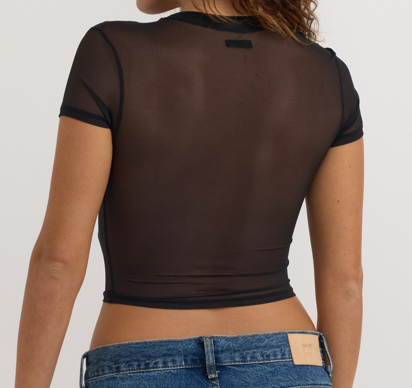Organic Basics - Mesh Tee - Black -