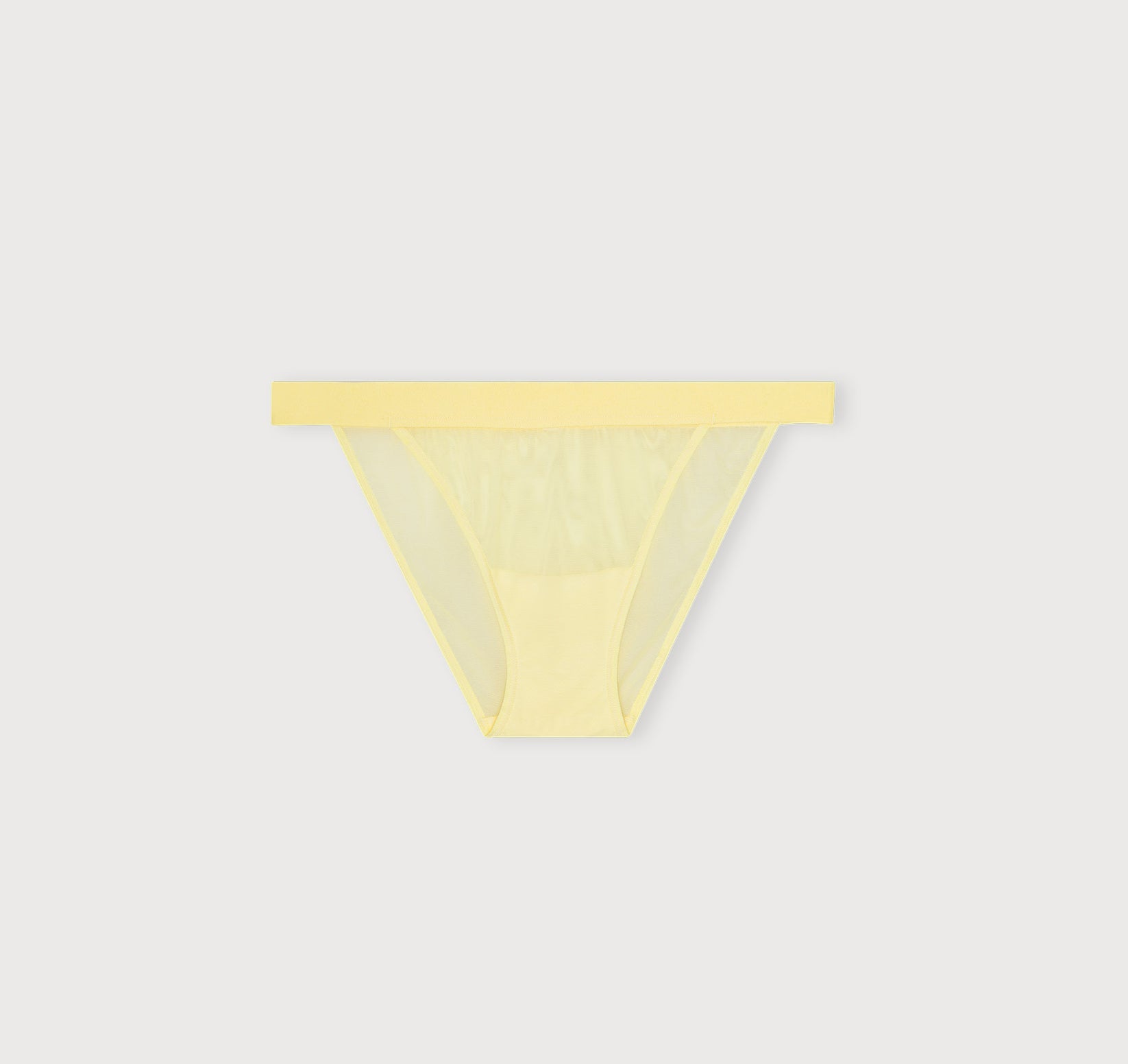 Organic Basics - Mesh Tanga Briefs - Light Lemon -