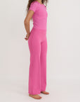 Organic Basics - Active Flare Leggings - Pink -