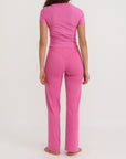 Organic Basics - Active Flare Leggings - Pink -