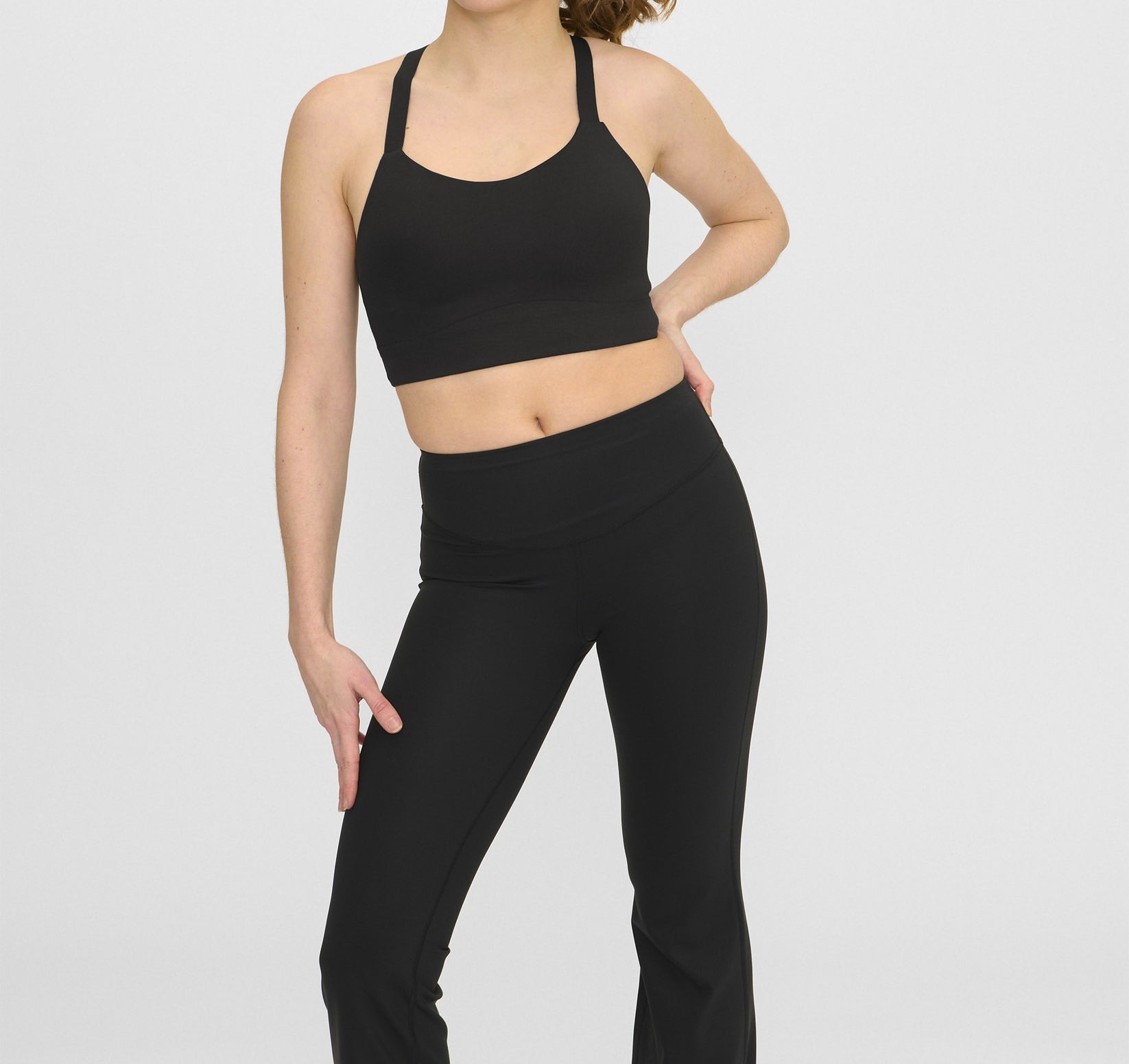Organic Basics - Active Cross Back Bra - Black -