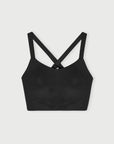 Organic Basics - Active Cross Back Bra - Black -