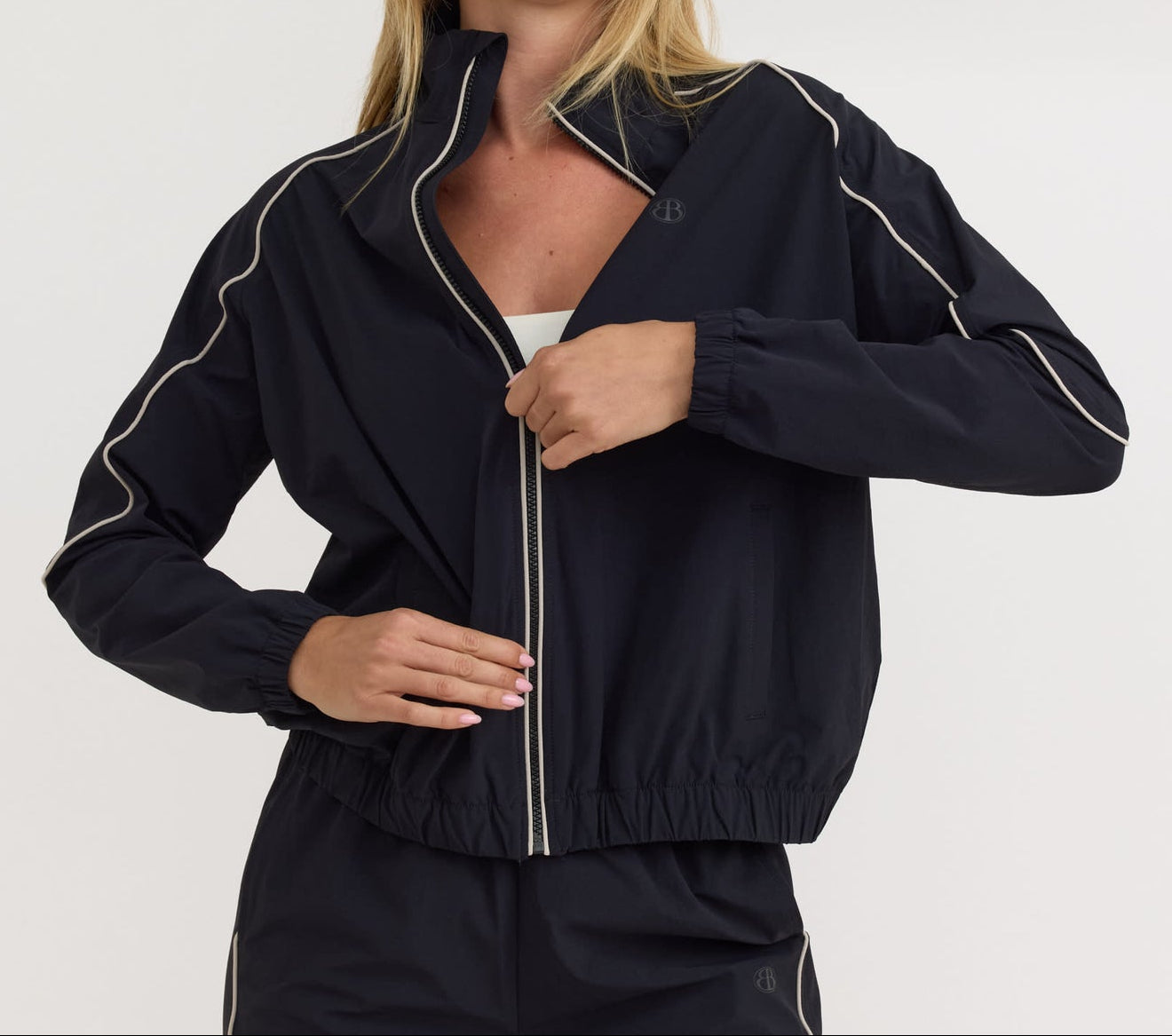 Organic Basics - Track Jacket - Black -