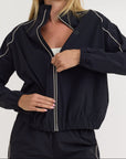 Organic Basics - Track Jacket - Black -