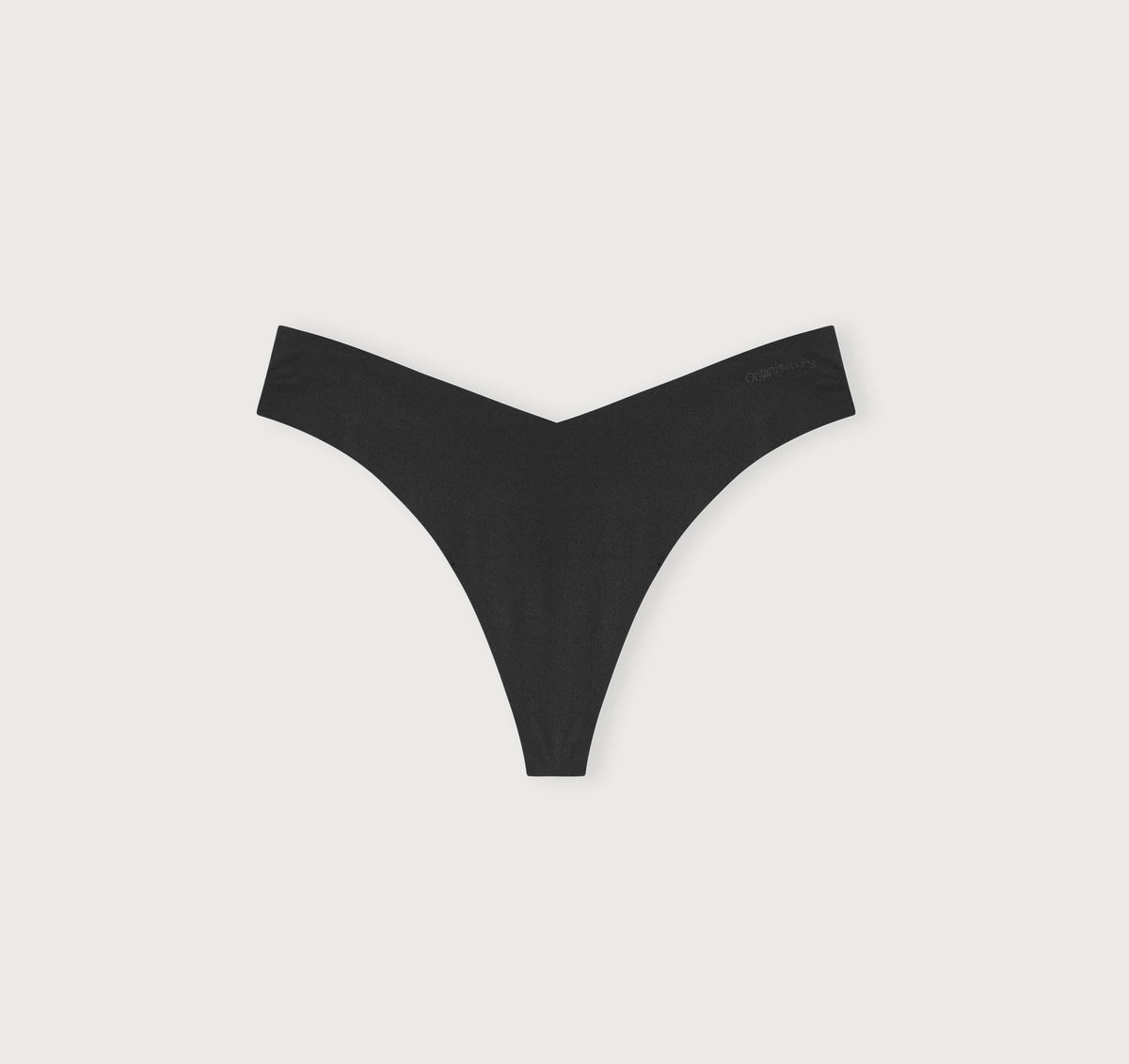 Organic Basics - Bare Thong - Black -