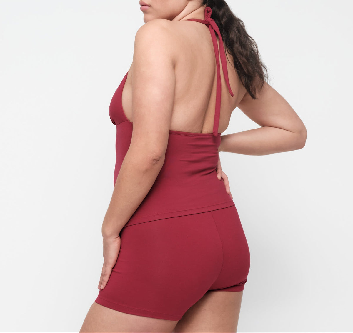 Organic Basics - Core Hot Pants - Hibiscus Kiss -