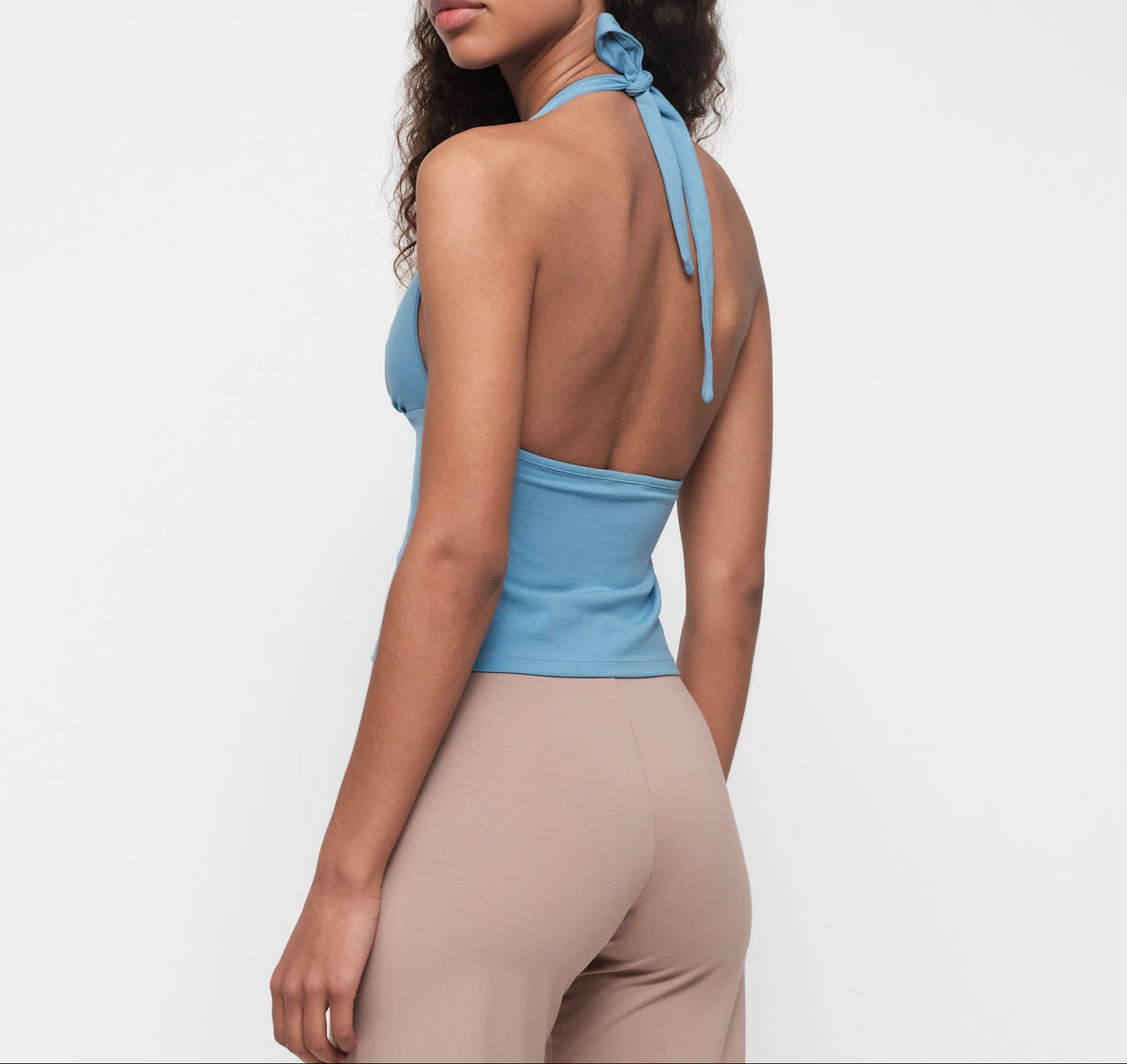 Organic Basics - Core Tie Halter - Scandi Sea -