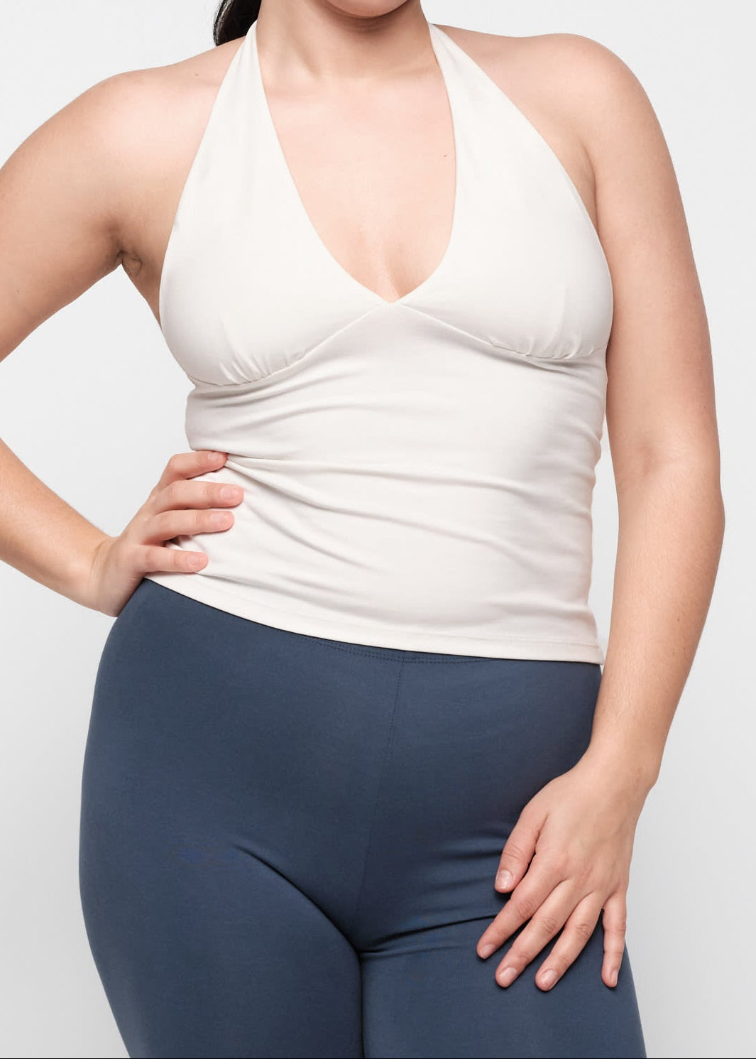 Organic Basics - Core Tie Halter - Steamy -
