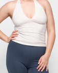 Organic Basics - Core Tie Halter - Steamy -
