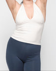 Organic Basics - Core Tie Halter - Steamy -