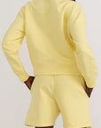 Organic Basics - Weekend Crop Crewneck - Light Lemon -