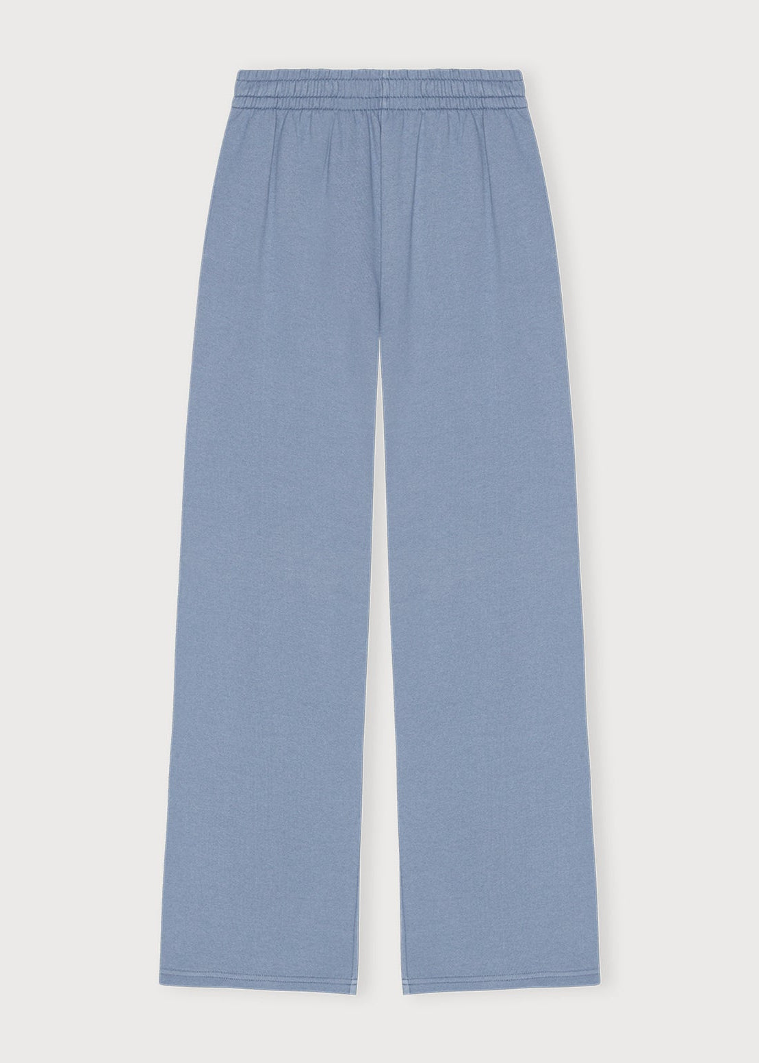Organic Basics - Weekend Straight Leg Sweatpants - Misty Blue -