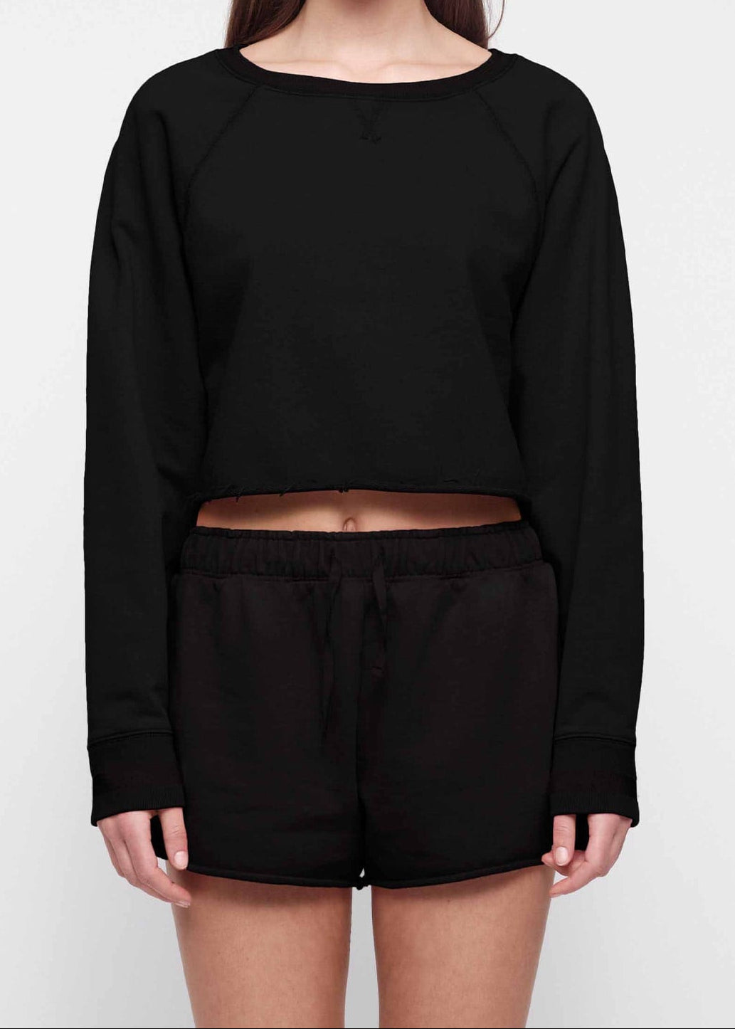 Organic Basics - Weekend Vintage Crewneck - Vintage Black -
