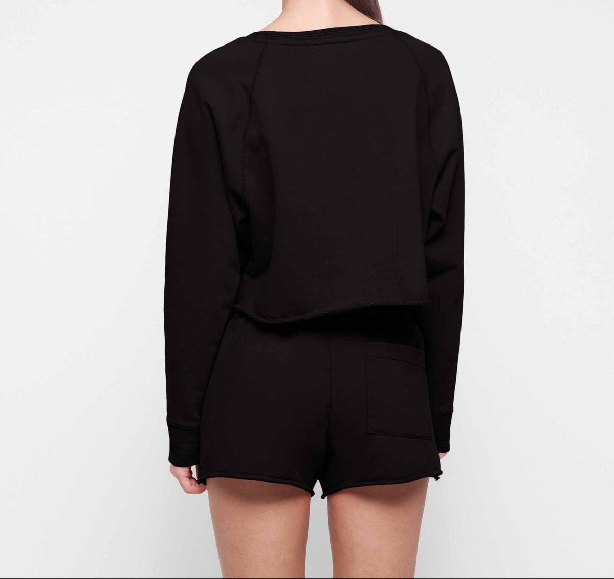 Organic Basics - Weekend Vintage Crewneck - Vintage Black -