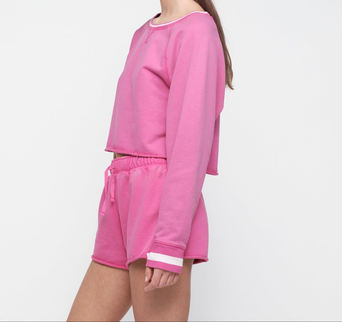 Organic Basics - Weekend Vintage Crewneck - Vintage Raspberry -