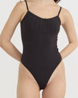 Organic Basics - Pointelle Bodysuit - Black -