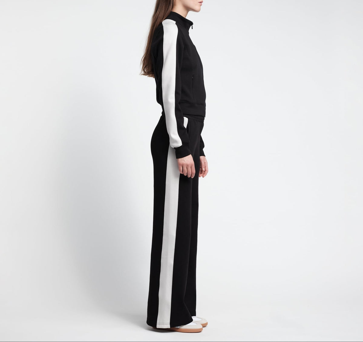 Organic Basics - Track Straight Leg Pants - Black -