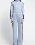 Organic Basics - Track Straight Leg Pants - Ocean Breeze -