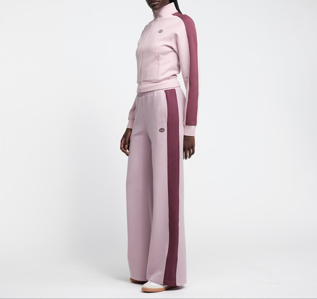 Organic Basics - Track Straight Leg Pants - Vintage Pink -