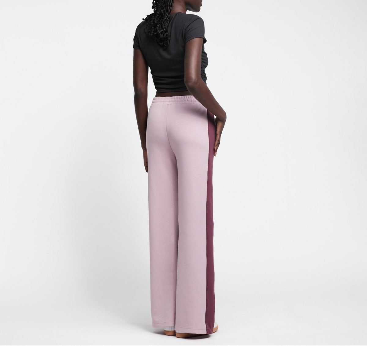 Organic Basics - Track Straight Leg Pants - Vintage Pink -