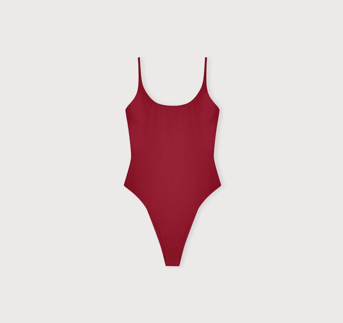 Organic Basics - Swim Open Back One-Piece - Hibiscus Kiss -