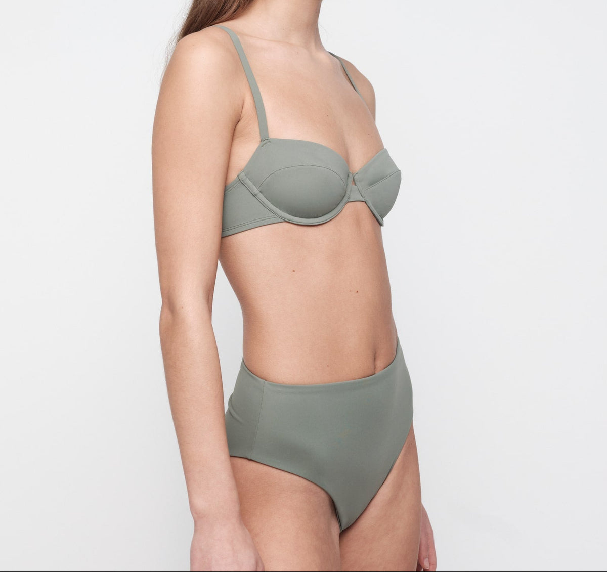 Organic Basics - Swim Underwire Bikini Top - Seaweed -