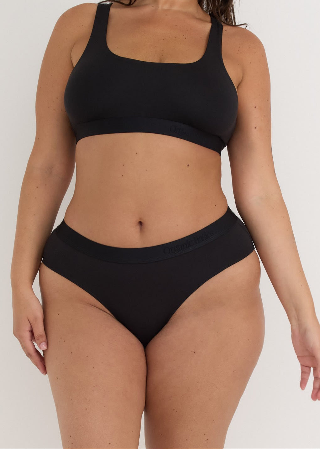Organic Basics - Soft Touch Scoop Neck Bralette - Black -