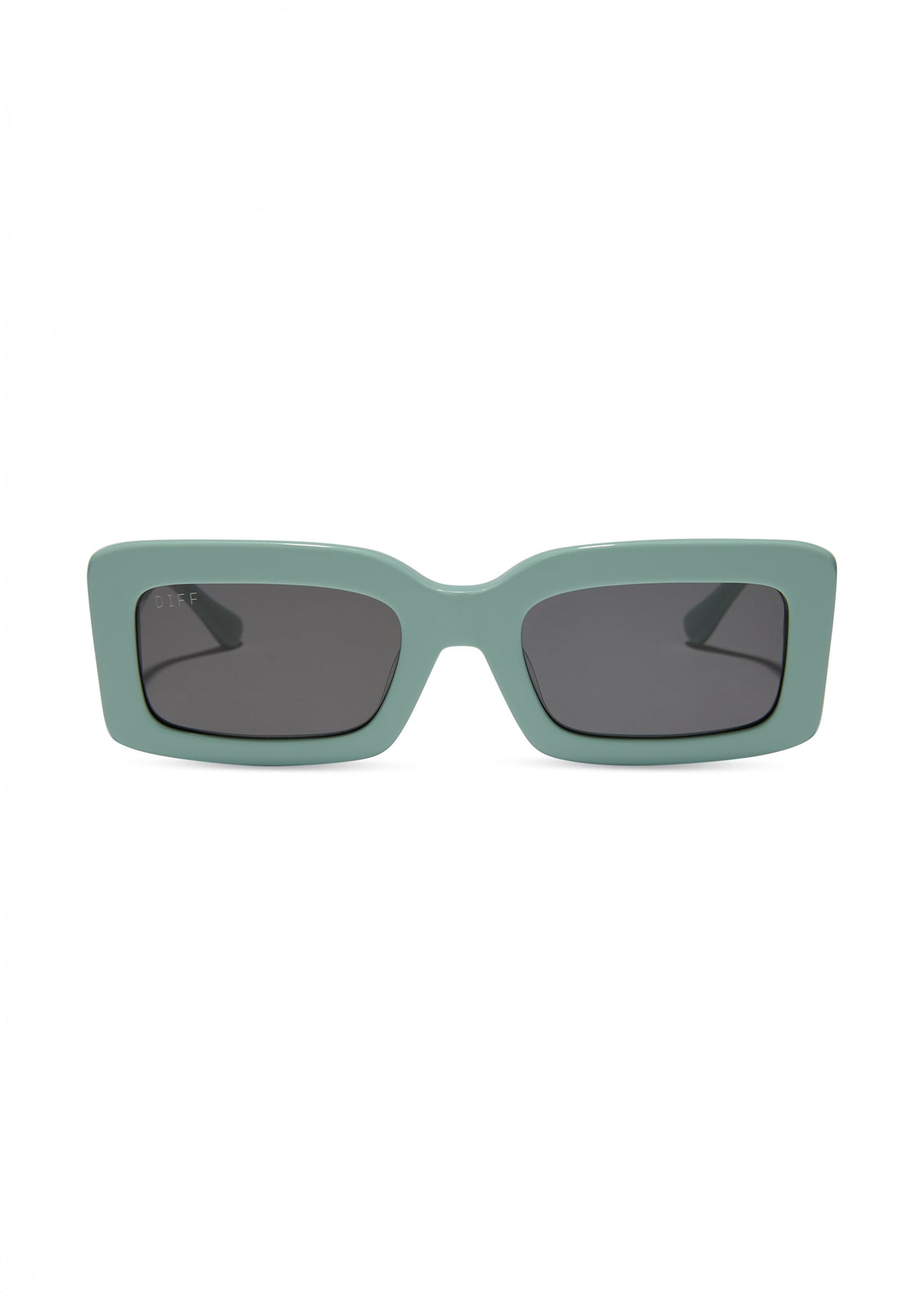 DIFF Eyewear - Indy Sunglasses - Steel Teal Grey -
