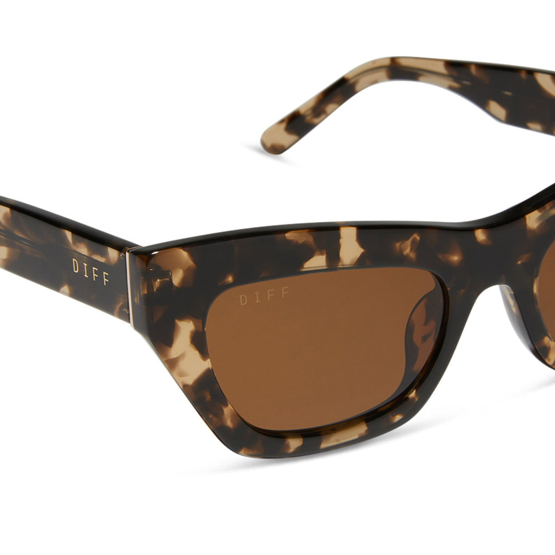 DIFF Eyewear - Katarina Sunglasses - Espresso Tortoise -