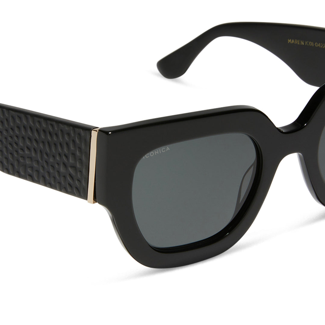 DIFF Eyewear - Maren Sunglasses - Black -