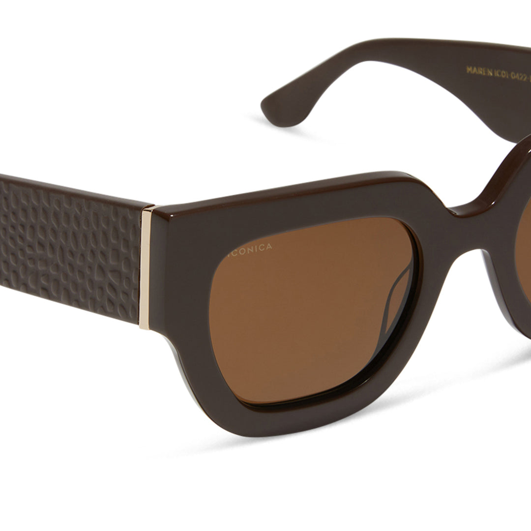 DIFF Eyewear - Maren Sunglasses - Truffle -