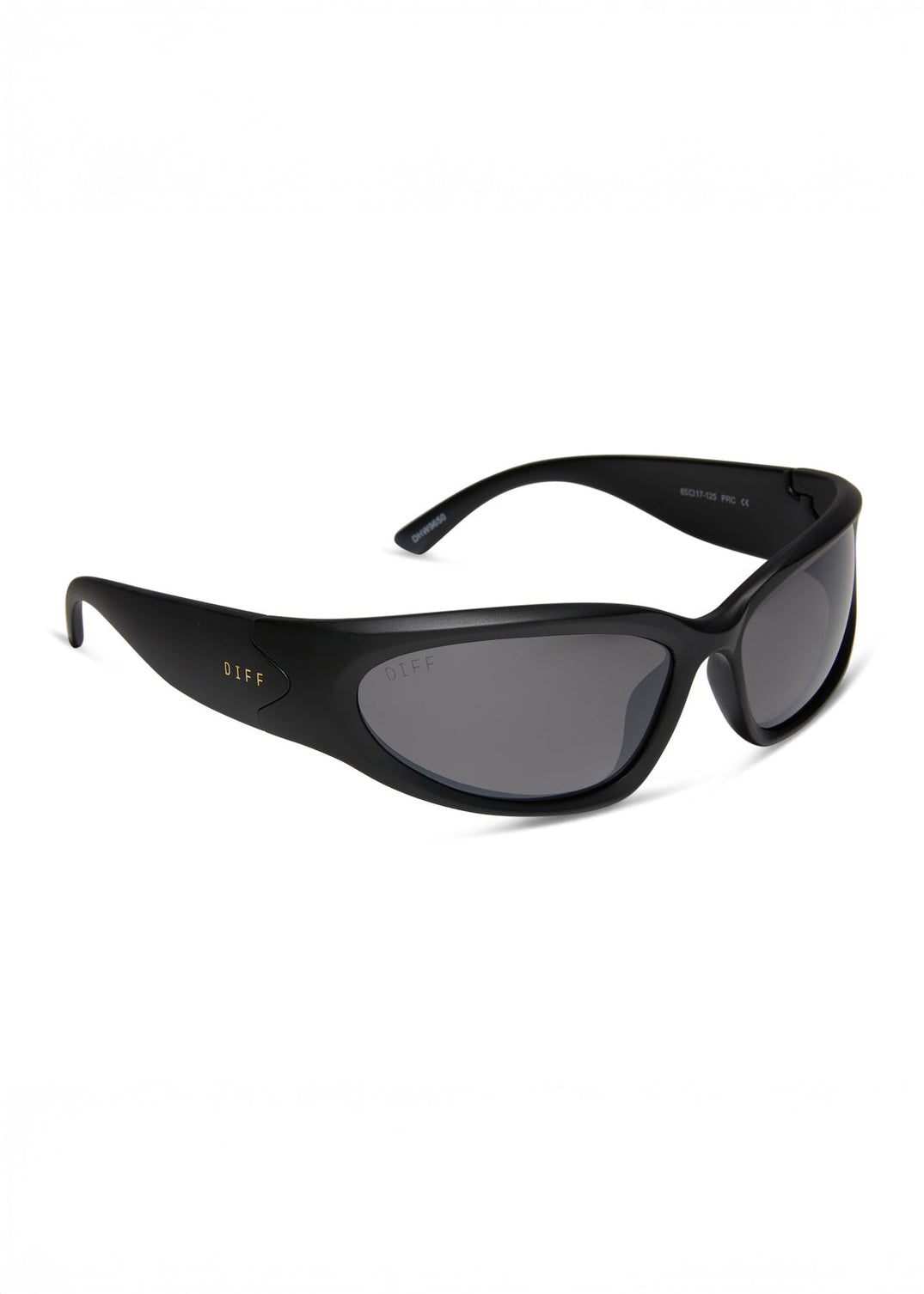 DIFF Eyewear - Side Out Sunglasses - Matte Black -