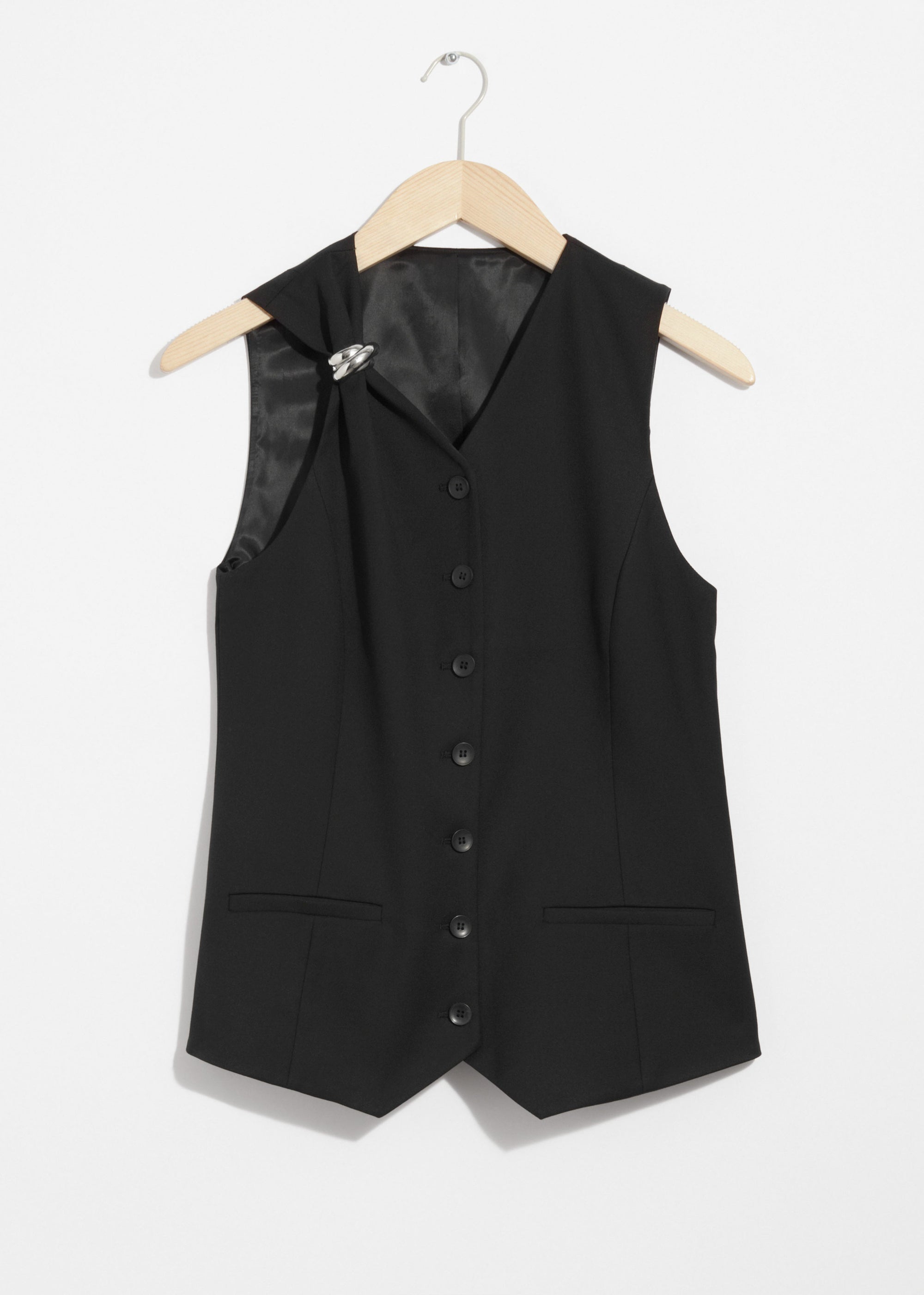 & Other Stories - Marcie Waistcoat - Black -