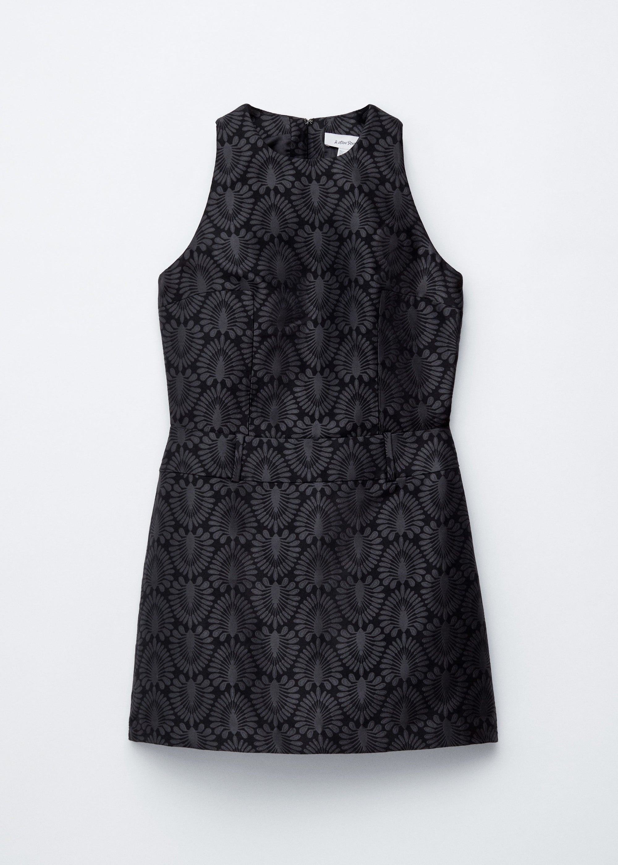 & Other Stories - Felicity Brocade Dress - Black -