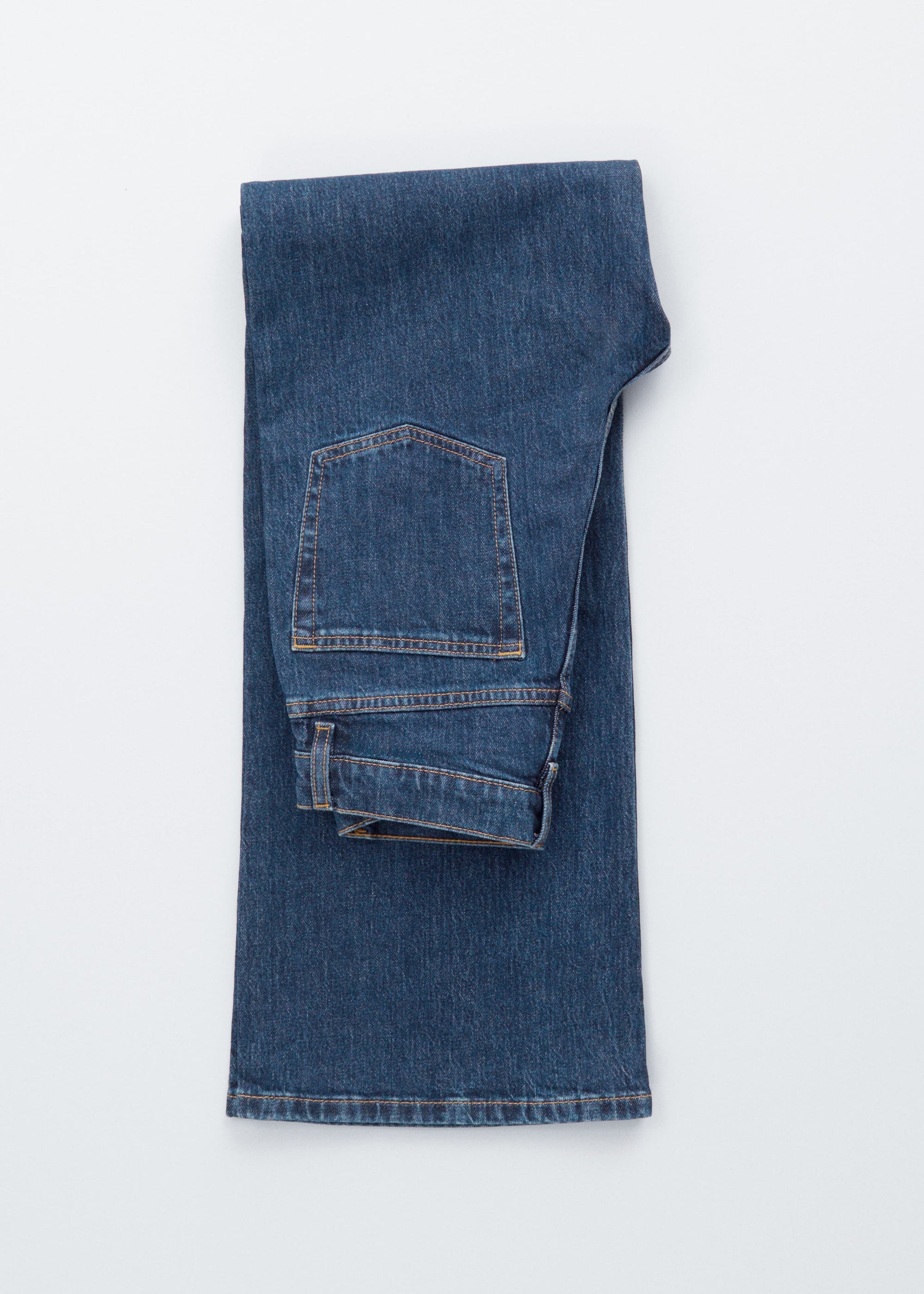 Wide Cut Jeans - Medium Blue